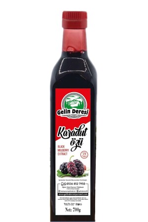 Balıkesir Havran Natürlich hergestellter schwarzer Maulbeerextrakt 700 g Natürliche Produktion 85214 - Gelin Deresi