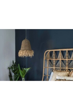 Balinese Style Natural Raffia Chandelier nrgn01004 - mammoly