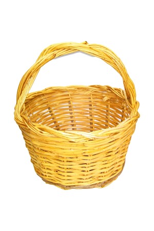 Balkon, Gemüsehändler, Gang, Geschenk, Eierkorb 35 x 34 x 20 cm – natürlicher handgestrickter Griff YAHA353420HS - YALOVA AMBALAJ