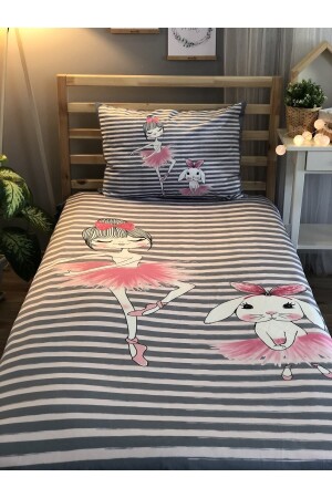 Ballerina Girl And Rabbit Velvet Decorative Cover 51 - Lolla