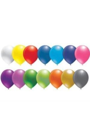 Balloon 10 Inc Unprinted Mixed Pastel Color 100 Pieces 8697426900438 - Party