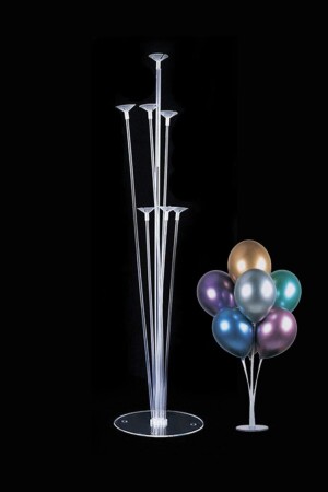Balloon Stand Stand with 7 Sticks - Dorado