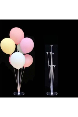 Balloon Stand with 7 Transparent Feet Birthday Party Celebration Organization - Patladı Gitti