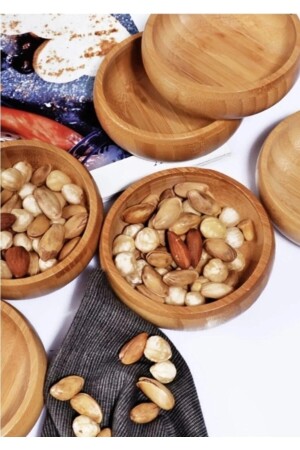 Bamboo 6-Piece Snack Bowl Umutzuccaciye Snack Bowl txcd - umut züccaciye