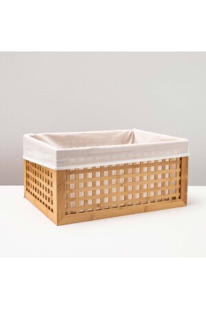 Bamboo Basket L 42x32x20 Cm Natural CD192AKS373 - Chakra