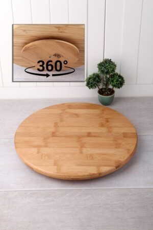 Bamboo Doner Pizza Board 31cm Presentation Tray dpt32 - Çavdar Group
