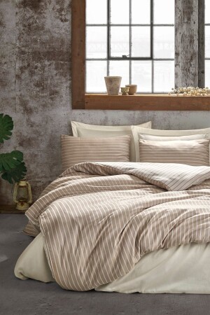 Bamboo Double Duvet Cover Set Mink 8680108053751 - Cotton Box