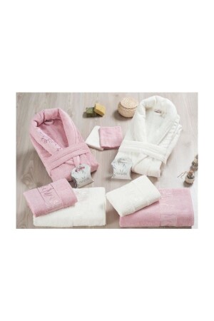 Bamboo Family Bademantel-Set 8699266205506 - Nurpak