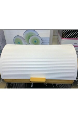 Bamboo Metal Covered Bread Cabinet - Arow
