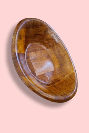 Bamboo Oval Snack Bowl 20cm X 14,5cm 6 Pieces crz002 - KARAASLAN