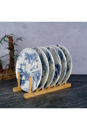 Bamboo Plate Rack THN75342 - Tohana