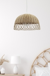, Bamboo, Wicker Pendant Lamp Chandelier 30 Cm TYC00194538815 - Turkish Rattan