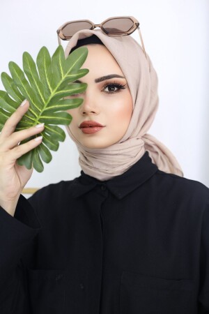Bambu Kraş Eşarp - Açık Vizon Rengi- BKED00007 - Diella