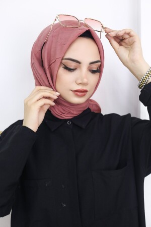 Bambu Kraş Eşarp - Gül Kurusu Rengi - BKED00011 - Diella