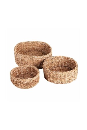 Bambu Rattan 3'lü Lüx Sepet Takımı cl-9002 - CasaLinda