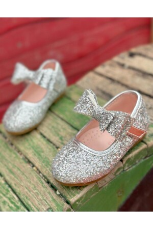 Banded Sequin Detailed Orthopedic Ballerinas - Girls' Ballerinas - Surpie Shoes