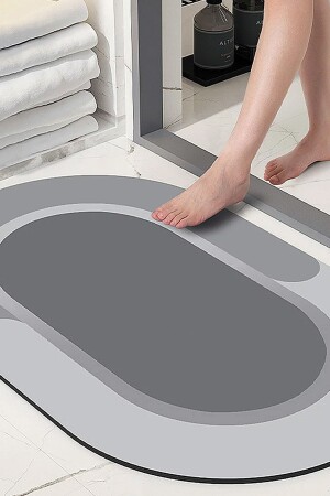 Banyo Paspası Süper Su Emici Kaymaz Taban Paspas (57 X 38 Cm) TSBPSSEKTP - Genel Markalar