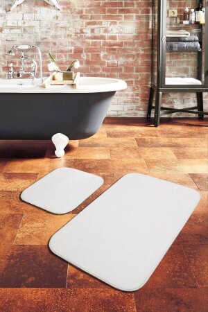 Badezimmer-Set, kleine Größe, 2-teilig (80 x 50) (50 x 40) SrBnytkm80 x 50/50 x 40 - Sarar