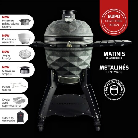 Barbecue KamadoClub Pro3 Exclusive, matte - KamadoClub