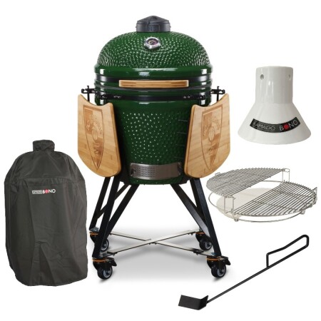 Barbecue with Grunwald symbols Kamado BONO 21