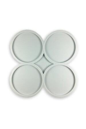 Bardak Altlığı Yuvarlak Epoksi Reçine Kalıbı Silikon Kalıp epoksimarketK1003 - Mold-it