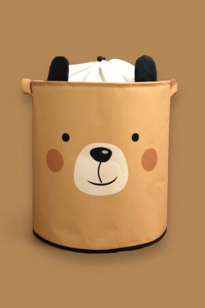Bären-Design, Kordelzug, Baby- und Kinderzimmer-Organizer, Aufbewahrungsbox, Spielzeug-Schmutzkorb, 37 x 40 cm - Prendi Home