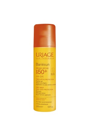 Bariesun Spf50 Dry Mist 200 ml Spray with High Protection Factor for Face and Body 3661434006500 - Uriage