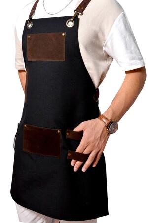 Barista Cafe-restaurant-barber-hairdresser-hotel-apron Rocco - Styleapron
