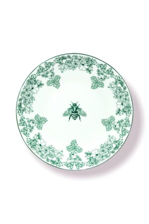 Baroque Set of 6 Serving Plates 25 Cm 00062028 - Tabbak İstanbul