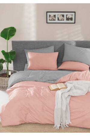 Basic Exotic Salmon Doppelbettbezug-Set 200 x 220 cm Salmon Tyc007823067812023777 77021123563677 - Sheri Home