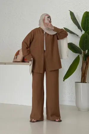 Basic Premium Linen Set, Mink - Nuuwears