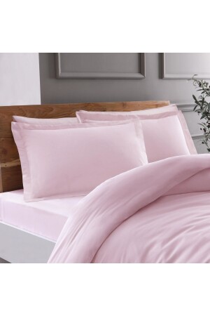 Basic Ranforce Doppelbettbezug Rosa 60232248 - Taç