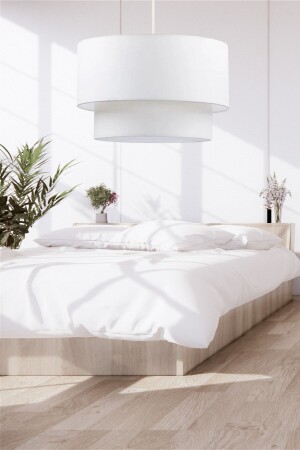 Basic White Cake Pendant Lamp Chandelier Bedroom Children's Room Entrance AAG999AH216 - Genel Markalar