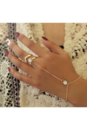 Basilisk Ring Model Stone Shahmeran - Wrist Chain - Girift Vintage