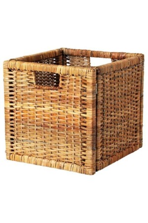 Basket Box Organizer Meridyendukkan 32x35x32 Cm 1 Piece Rattan Multi-Purpose Use - IKEA