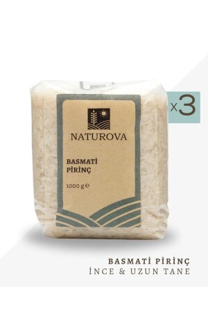 Basmati Rice 1 Kg X 3 Pieces - Naturova