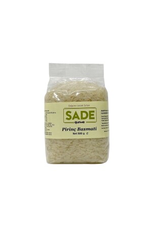 Basmati Rice 500 Gr - Sade Gurme