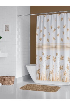 Bath Curtain Autumn Pattern Domestic Production Shower Curtain C-Ring Gift 180x200cm Bath Curtains Shower Curtains - Tropikhome
