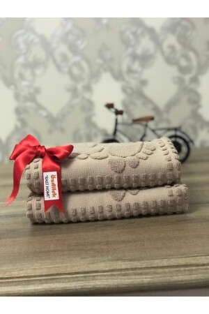 Bath Foot Towel Set of 2 (Beige) - Özdilek