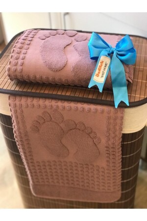 Bath Foot Towel Set of 2 (plum) 336638 - Özdilek