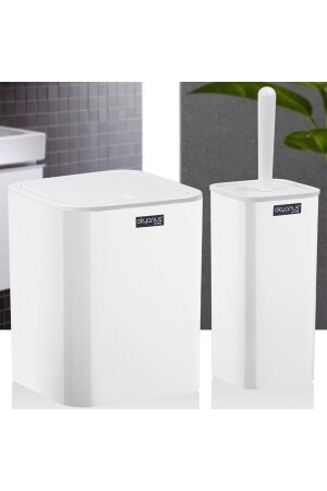 Bathroom Accessory Set of 2 - White 03OKN144-1 - Okyanus Home
