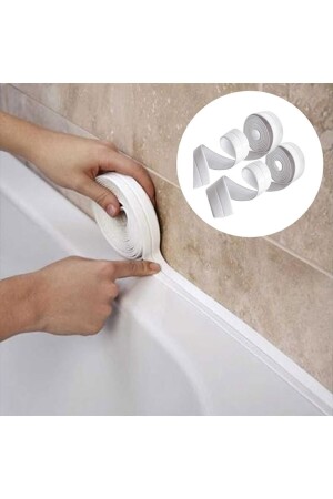 Bathroom Bathtub Sink Leak Proof Insulation Tape White - Moda Pinkqueen