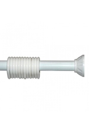 Bathroom Curtain Hanger, Bathroom Pipe 123 - 200cm White WHITE - Prado