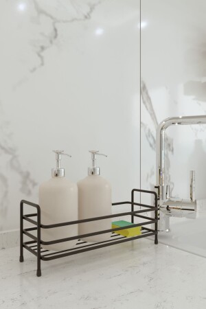Bathroom Kitchen Organizer Organizer Shelf Cosmetic Jewelry Stand Spice Rack Inside Cabinet - Countertop Metal - Eva Metal Tasarim