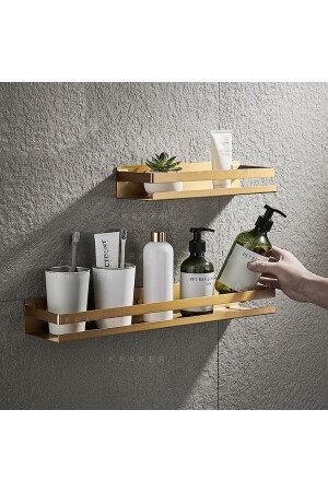 Bathroom Shelves Corner Shelf Wall Mounted Shower Holder Toilet Organizer Bathroom Accessories 2pcs samfoan-1 - ATAK İKLİMLENDİRME