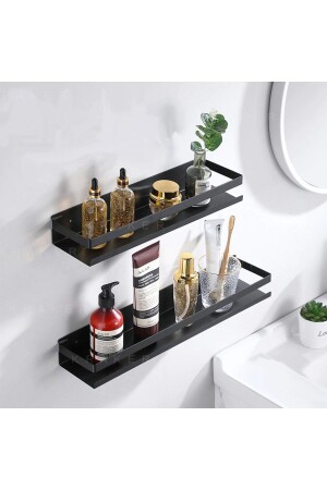 Bathroom Shelves No Drilling Corner Shelf Wall Mounted Shower Holder Toilet Organizer Bathroom Accessories - Atak İklimlendirme