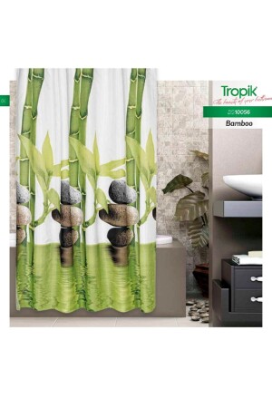 Bathroom Shower Curtain 10056 Double Wings 2X120x200 BAPTRO10056STC - Zethome
