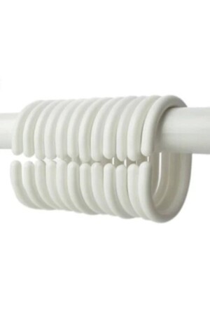 Bathroom Shower Curtain Ring 12 Pcs - Cardea