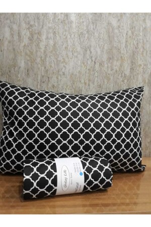Battal Black Damak Double Elastic Sheet + 2 Kissenbezüge Ecsyhdamak180 - Üntaş