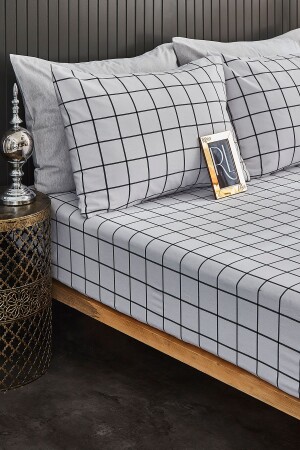 Battal elastisches Bettlaken-Set, 180 x 200 x 30 cm - Ricco Lifes